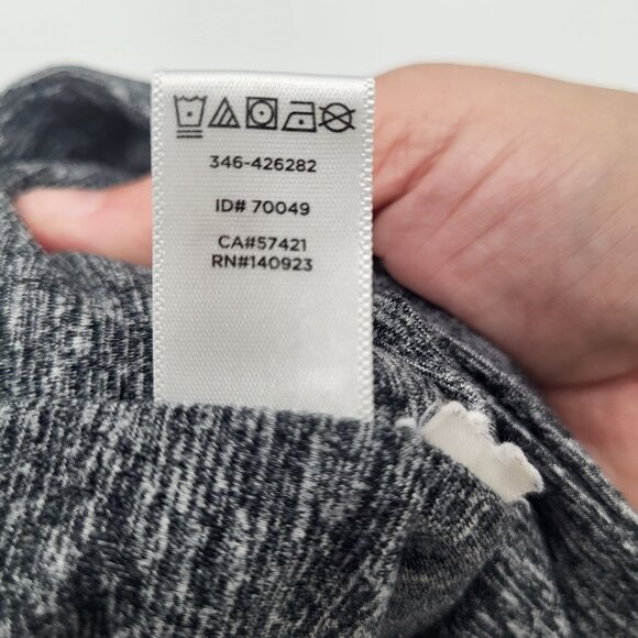 Lou & Grey Women's XS/S Space Dye Black Gray White Sports Bra Athleisure Yoga - Picture 8 of 8